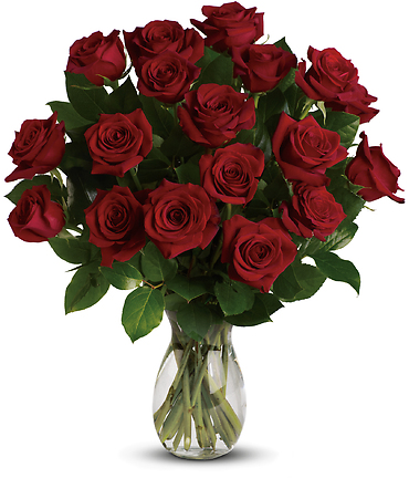My True Love Bouquet with Red Roses