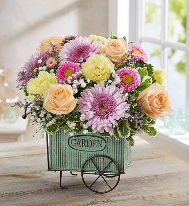 Blooming Garden Cart