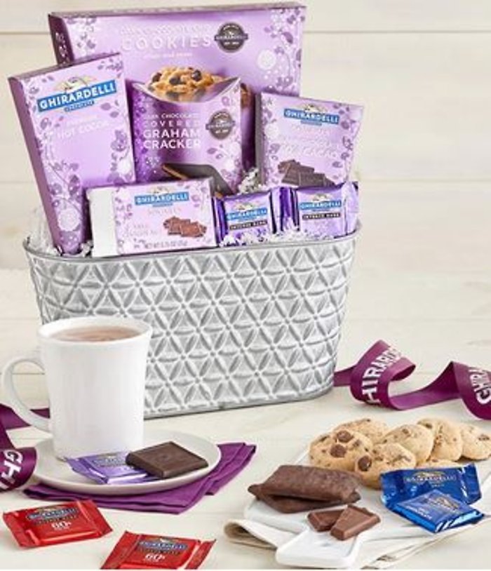 Spring Ghiardelli Basket