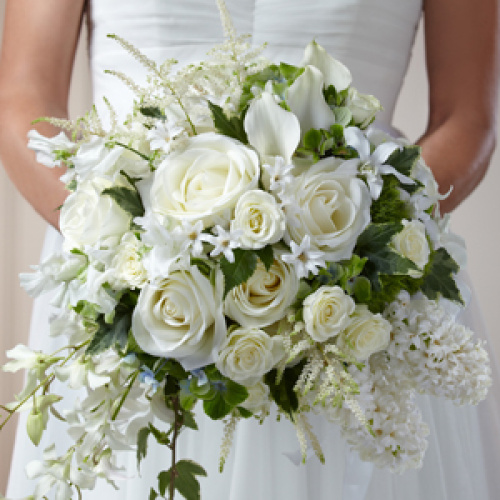 Sparkling White Bridal Bouquet