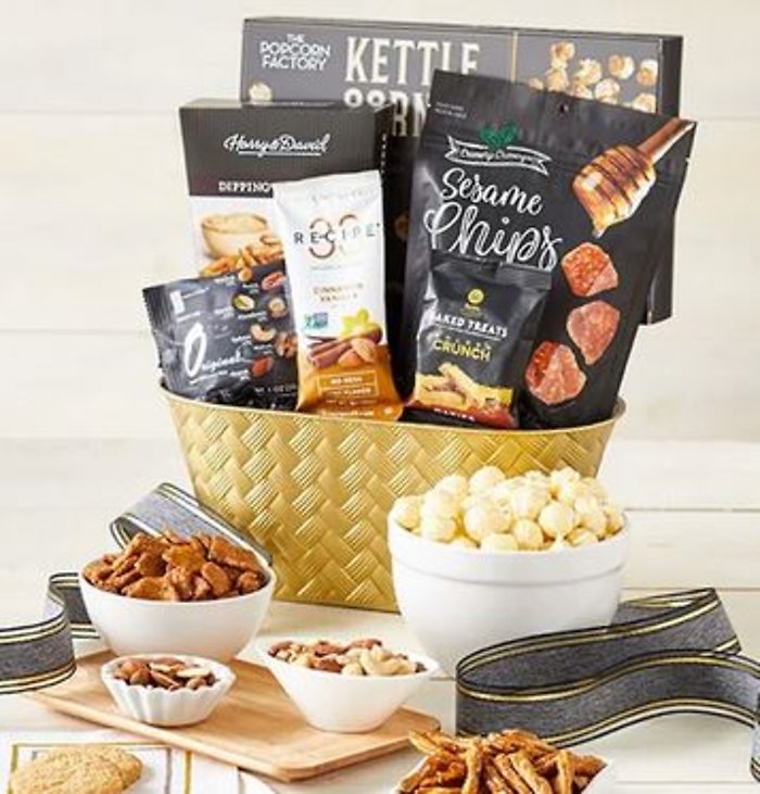 Majestic Gift Basket  black n gold