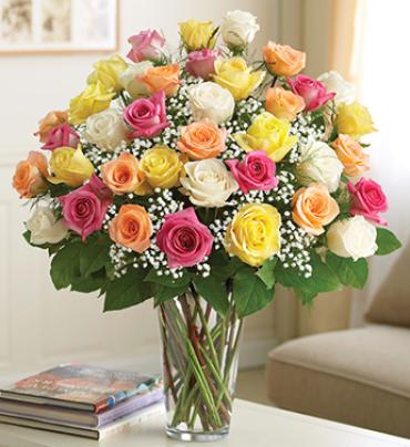 Ultimate Elegance Long Stem Assorted Roses