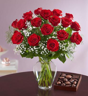 Rose Elegance&trade; Premium Long Stem Red Roses