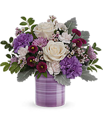Purple Swirl bouquet