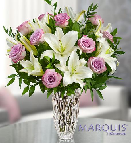 Marquis by Waterford with Purple Roses