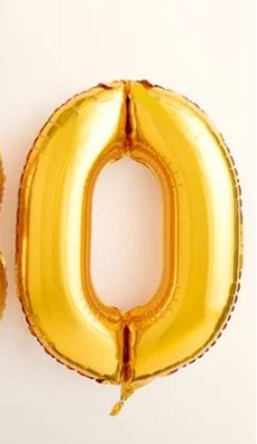 JUMBO NUMBER MYLAR BALLOON