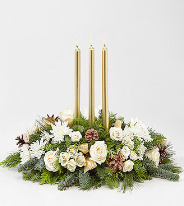Golden Gathering Centerpiece