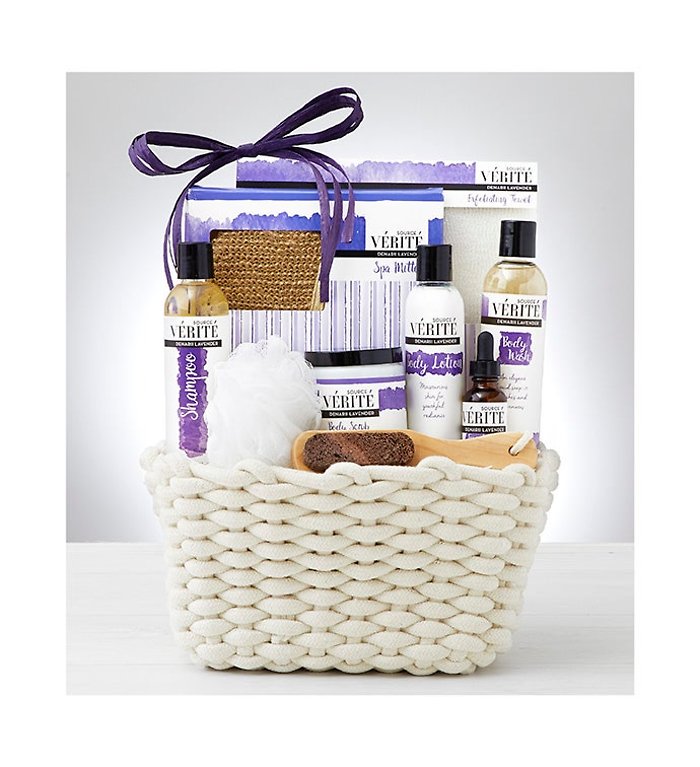 Lavender Spa Basket