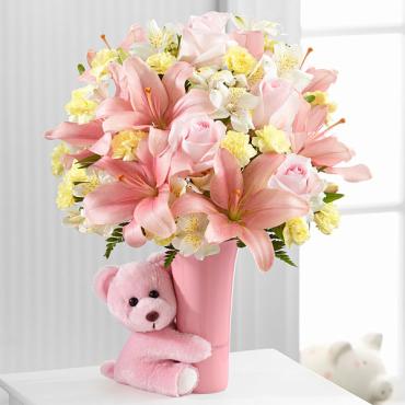 The Baby Girl Big Hug Bouquet