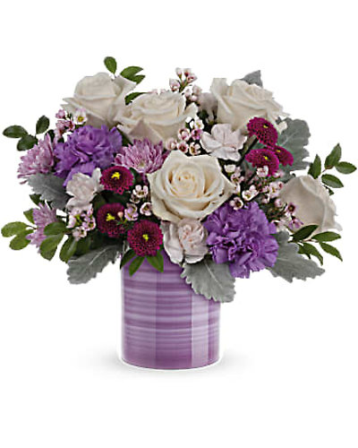 Purple Swirl bouquet