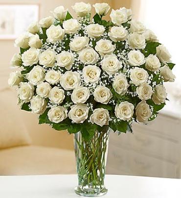 Ultimate Elegance with White Roses