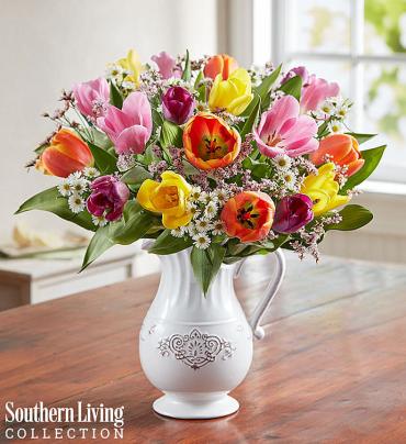 Fresh Spring Tulip Pitcher