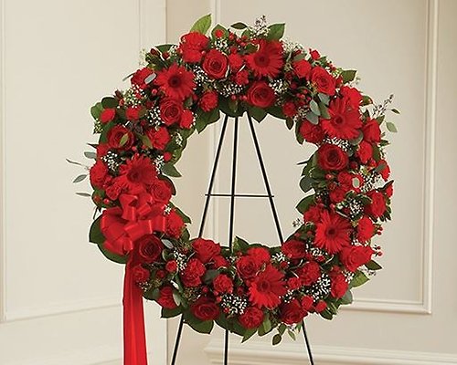 Red Mixed Wreath