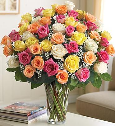 Ultimate Elegance Long Stem Assorted Roses