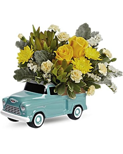 Pickup Truck Of Blooms