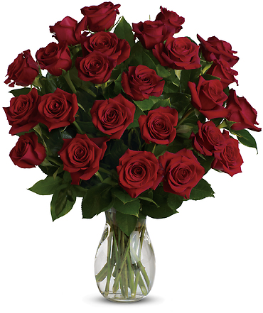My True Love Bouquet with Red Roses
