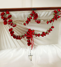 Large Rosary with Red Roses