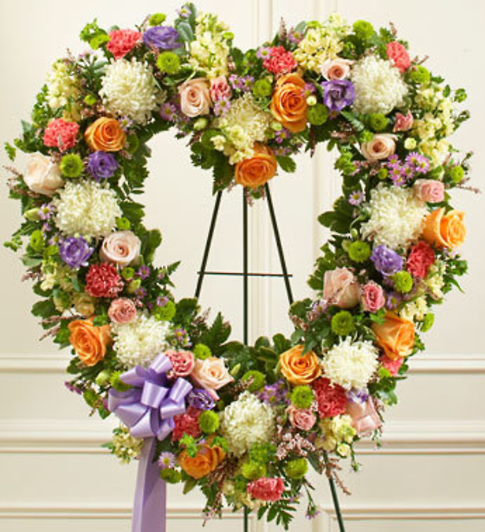 Always Remember ME Floral Heart Tribute