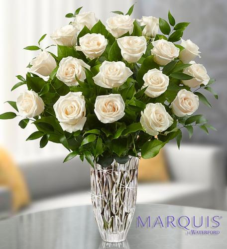 Marquis by Waterford Premium White Roses