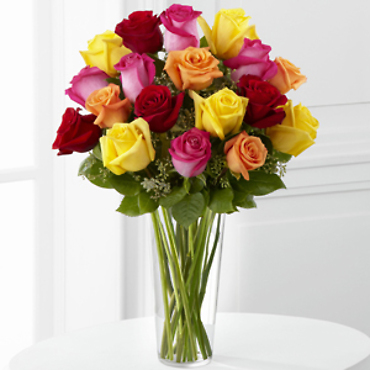 The Bright Spark Rose Bouquet