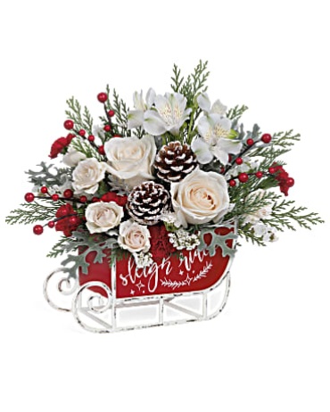 Frosted Sleigh Bouquet