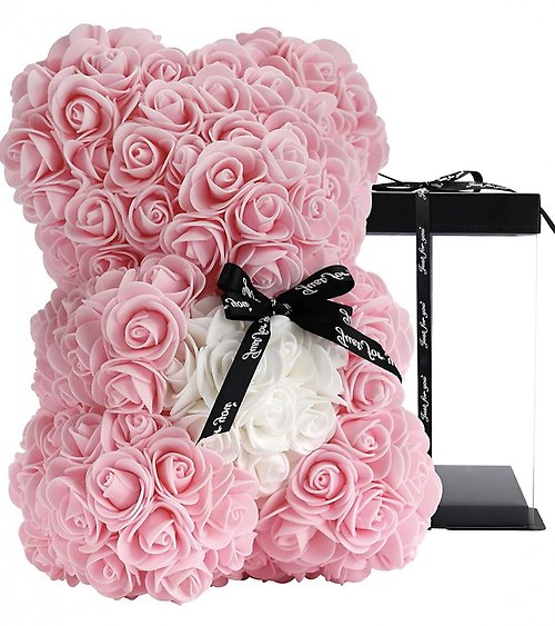 Pink Rose Bear