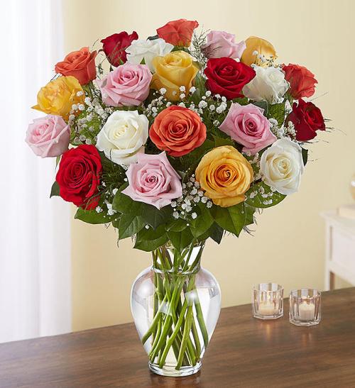 Ultimate Elegance  Long Stem Assorted Roses