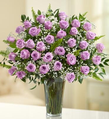 Ultimate Elegance Bouquet with Purple Roses