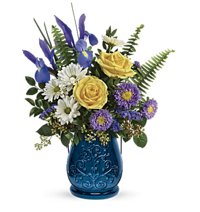 Sapphire Garden Bouquet