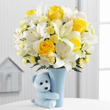 The Baby Boy Big Hug Bouquet