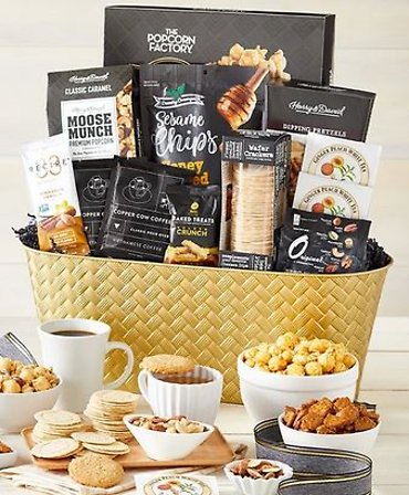 Majestic Gift Basket  black n gold