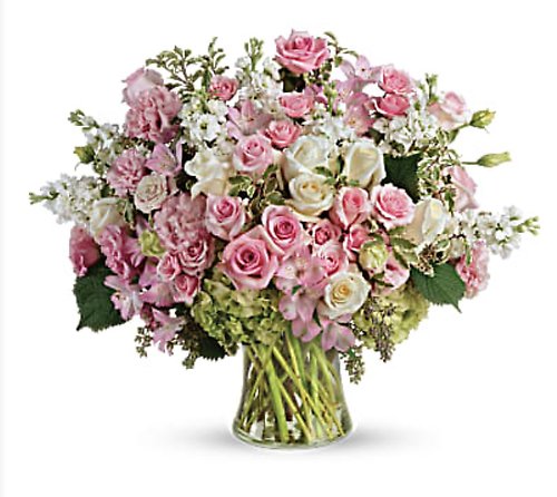 Pink & White Abundance Arrangement