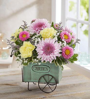 Blooming Garden Cart