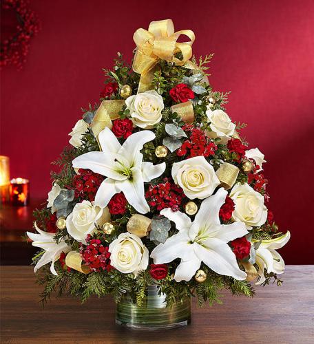 Christmas Spectacular Holiday Flower Tree