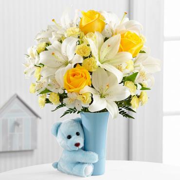 The Baby Boy Big Hug Bouquet