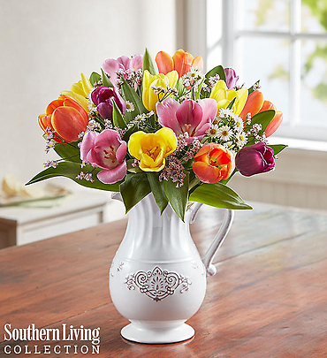 Fresh Spring Tulip Pitcher