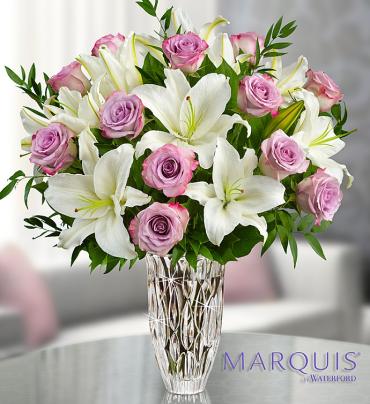 Marquis by Waterford with Purple Roses