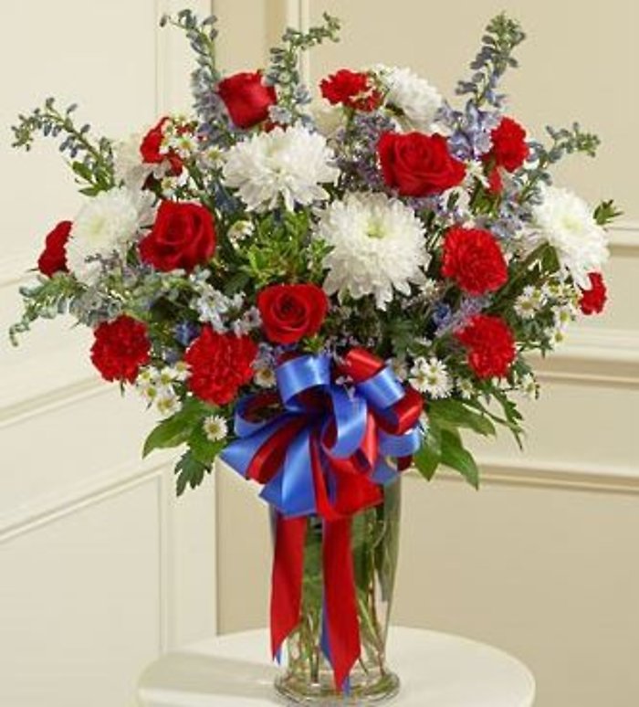 RWB MIXED VASE