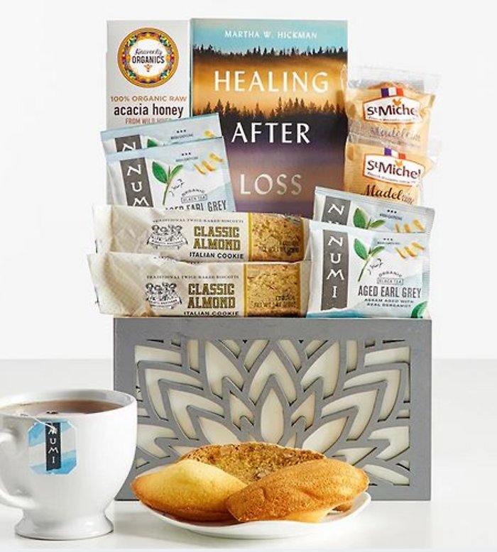 Sympathy Book & Gift Basket